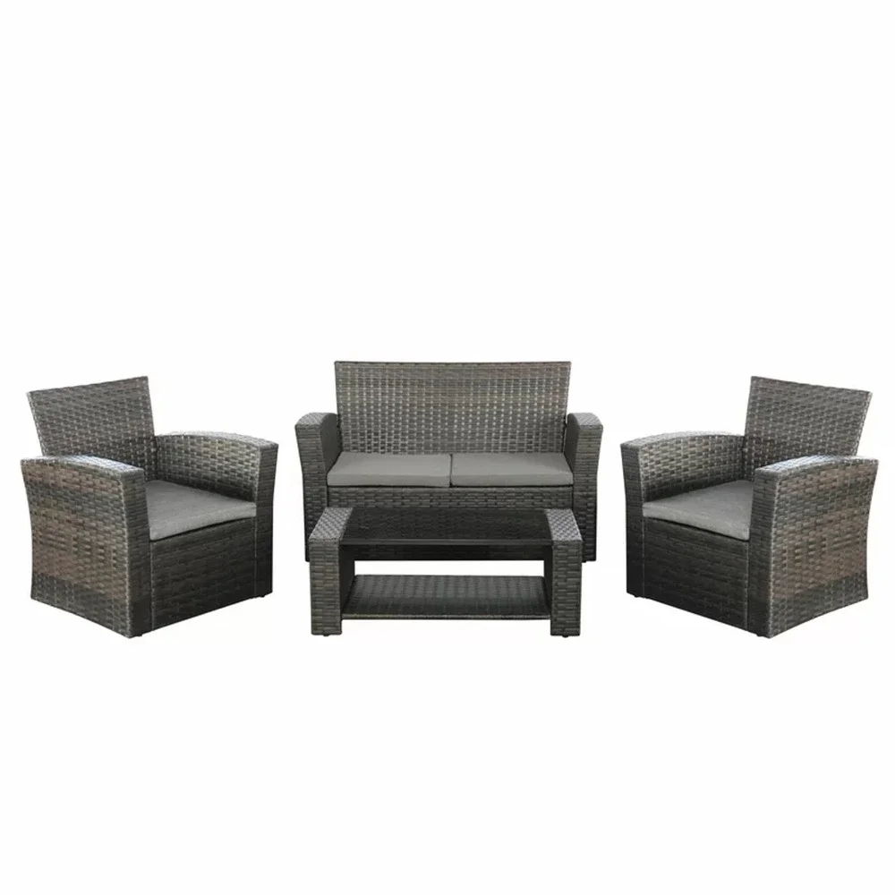 Charmain 4 - Person Outdoor Seating Group with Cushions